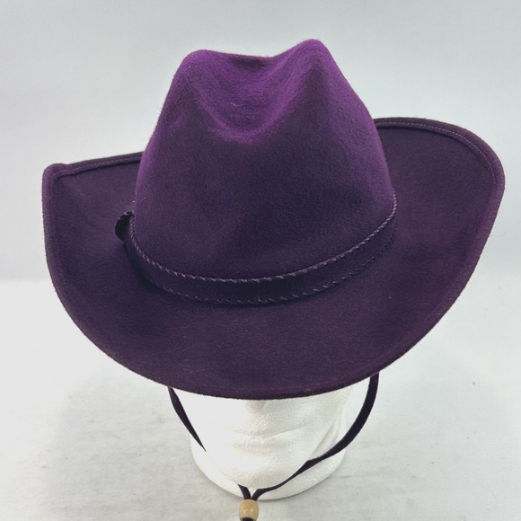 Bollman Accessories - Vintage Geo W Bollman & Co Ladies Hat MR. K Originals 100% Wool Maroon Band Bow